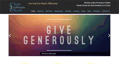Desktop Screenshot of christlutheranpreston.org